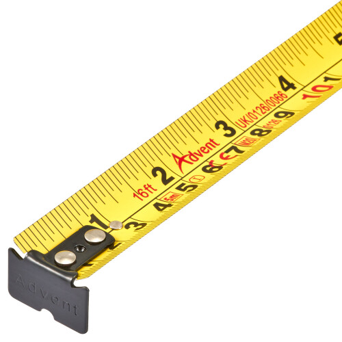 Advent Master Precision Tape Measure 5m/16ft - Metric & Imperial EC Class I 1
