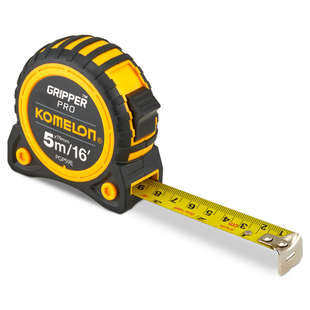 Komelon Gripper Pro 5M/16Ft X 19Mm Tape Measure - Kg5019 8803005001933
