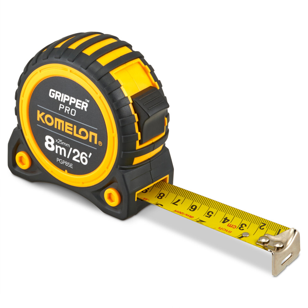 Komelon Gripper Pro 8M/26Ft X 25Mm Tape Measure - Kg8025 8803005001957