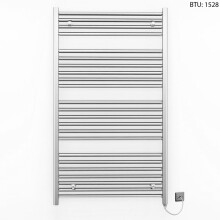 (600 x 1200mm (BTU: 1,528)) Chrome Electric Bathroom Towel Rail Radiator