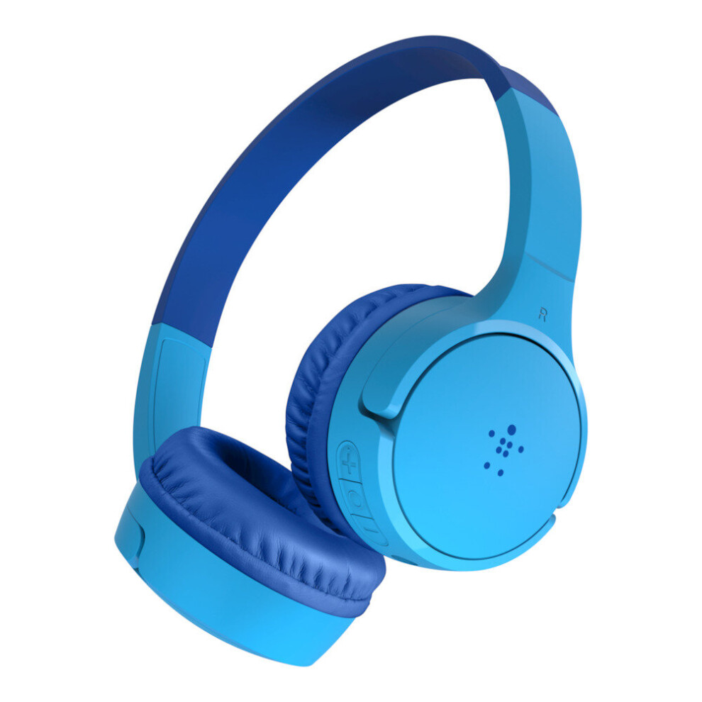 Belkin SOUNDFORM Mini Headset Head-band 3.5 mm connector Micro-USB Bluetooth Blue