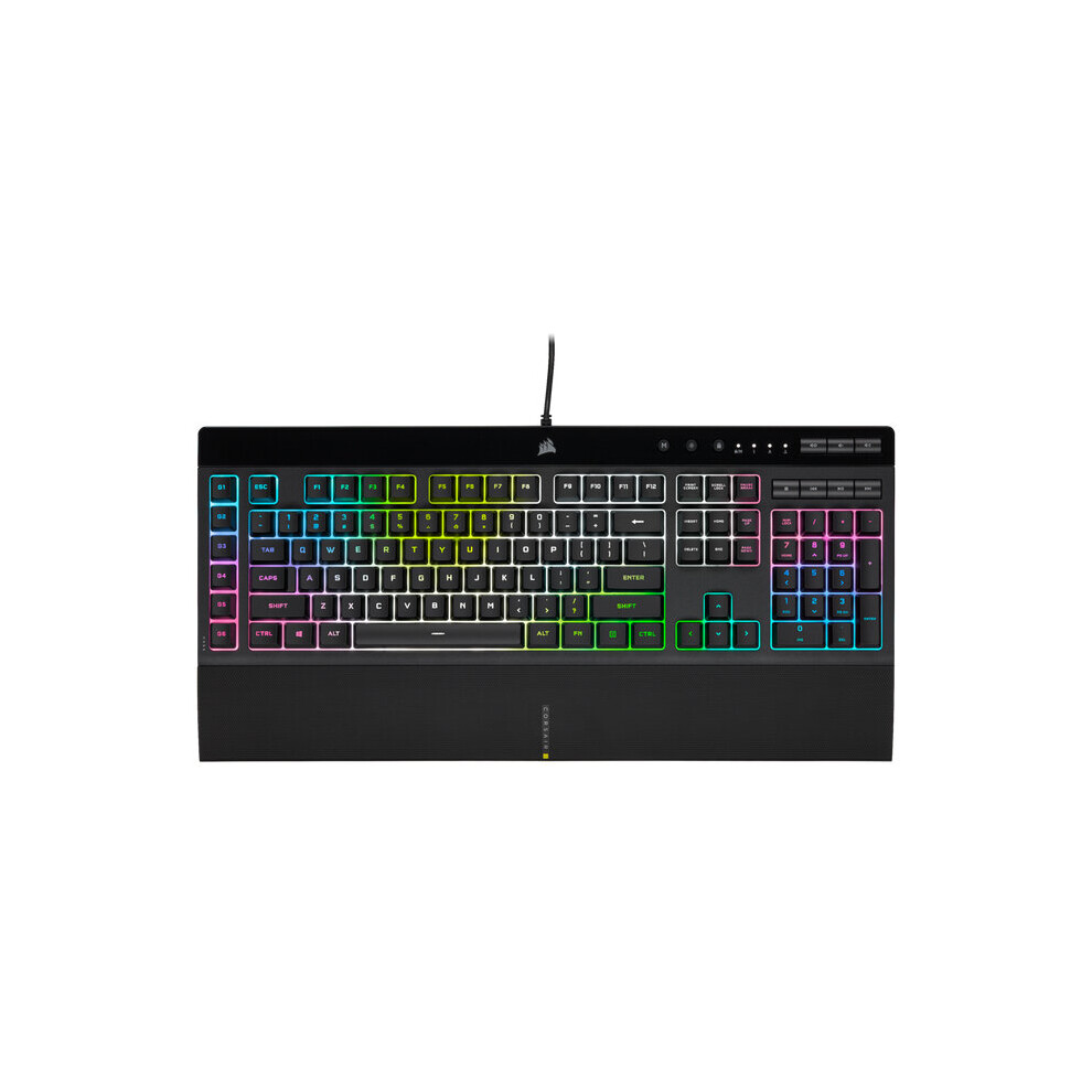 Corsair K55 RGB PRO XT keyboard USB UK English Black