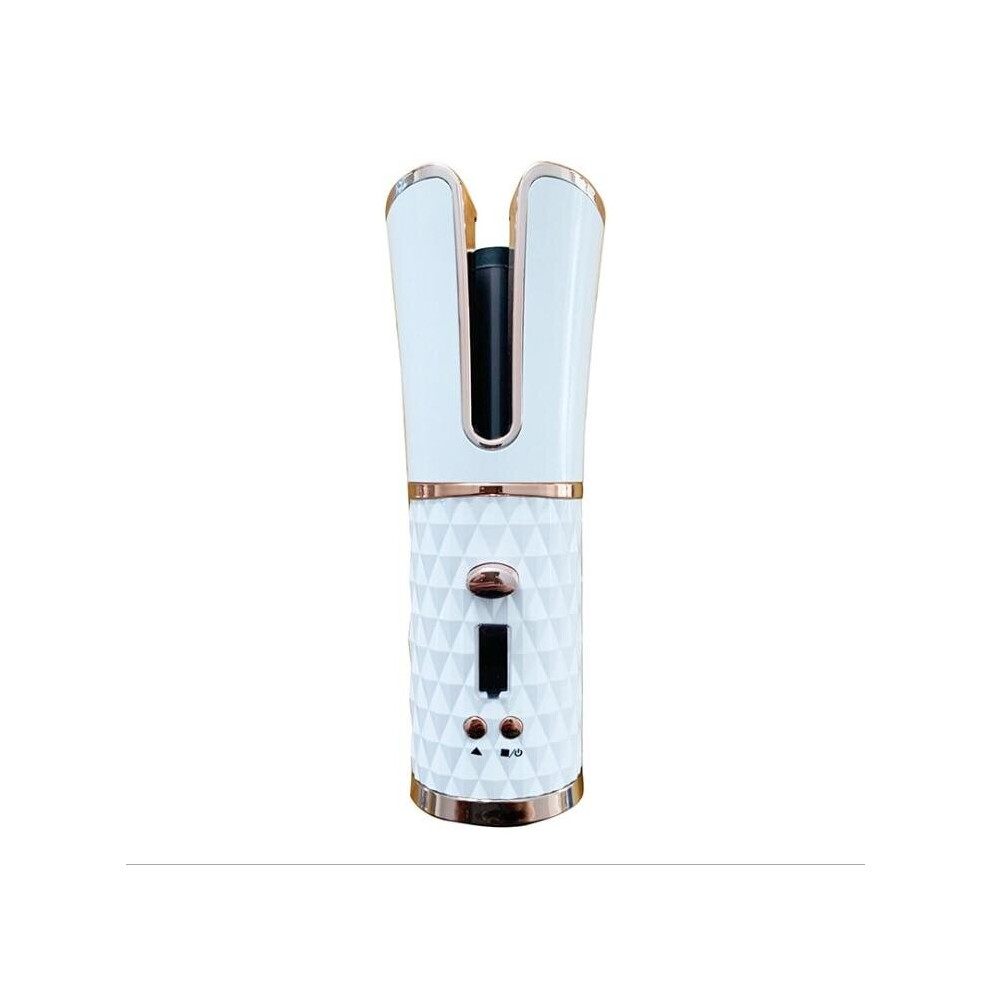 Red (Rose ) Cordless Automatic Hair Curler Iron & Wireless Curling Iron Air Curler For Curls Waves