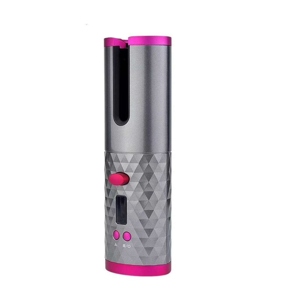 Black (Black) Cordless Automatic Hair Curler Iron & Wireless Curling Iron Air Curler For Curls Waves