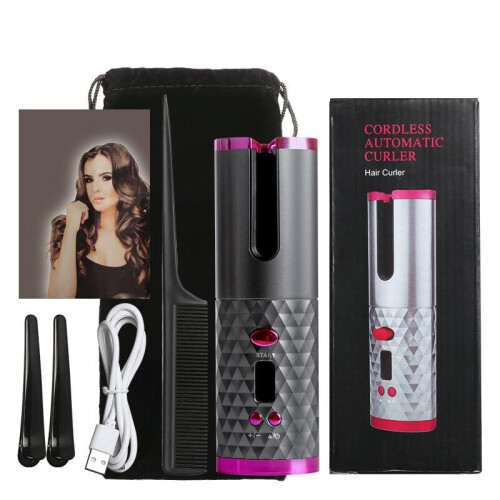 (Noir) Écran LCD Rechargeable USB Sans Fil Boucles et Ondulations
