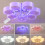 Living And Home Crystal LED Ceiling Lights Chandelier Colour Changing with Rmote Control 7