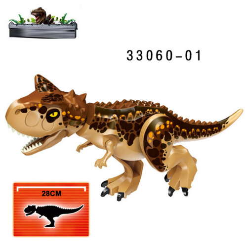 Carnotaurus-01 Rex Indominus Dinosaur Figure Build Block Fit Toy