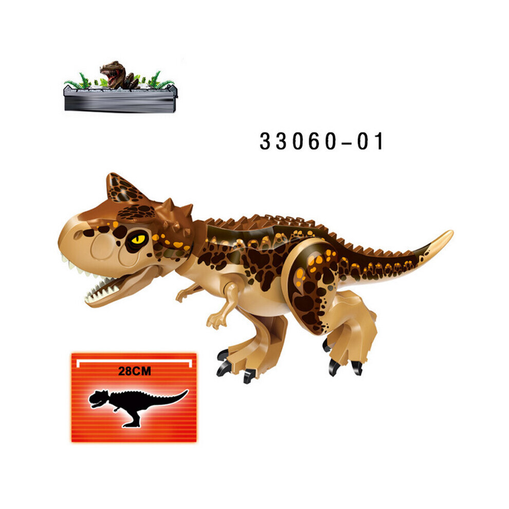 ( Carnotaurus-01 ) Rex Indominus Dinosaur Figure Build Block Fit Toy