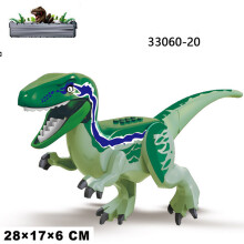 ( Raptor Vert-20 ) Figurine de dinosaure Rex Indominus, blocs de construction, jouet
