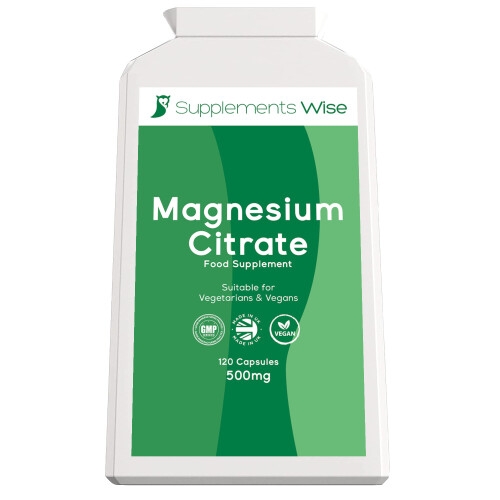 Magnesium Citrate Capsules 120 x 500mg Restless Leg Syndrome on OnBuy