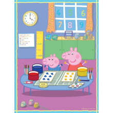 (2 in 1 Daddy House Fun Play) Trefl Peppa Pig Themed Cartoon Kids Jigsaw Puzzle