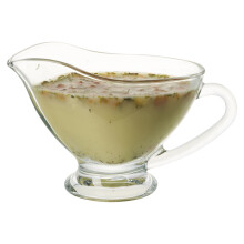(1x170ml Boat) Pasabahce Glass Sauce Serving Jug Gravy Boats