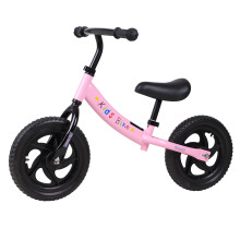 (Pink) Balance Bike 12" for Kids and Toddlers 2 to 6