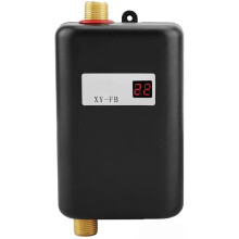 Haofy 3000W Instant Tankless Water Heater with LCD Display - Portable Electric Hot Water Heater for Kitchen & Bath, Auto Shutoff, Stable Temp 30–55C