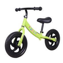 (Green) Balance Bike 12" for Kids and Toddlers 2 to 6