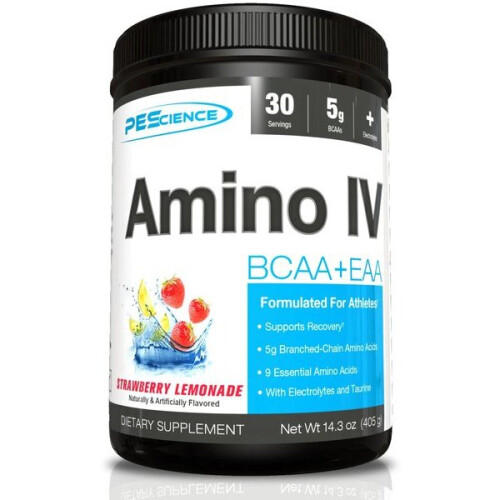 Amino IV, Strawberry Lemonade - 405 grams