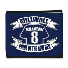 Personalised Millwall Leather Effect Wallet