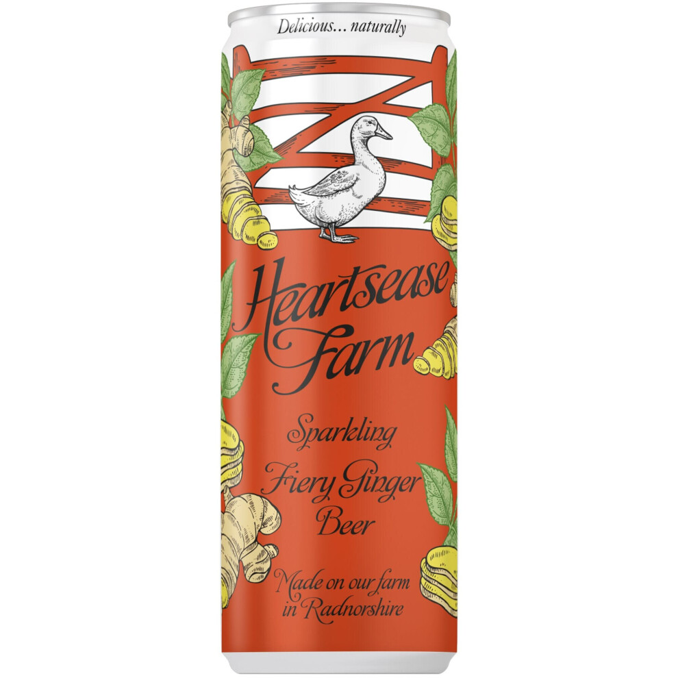 Heartsease Farm Sparkling Fiery Ginger Beer - 12x330ml