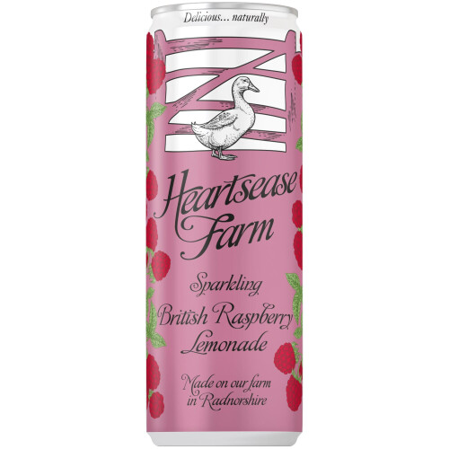Heartsease Farm Sparkling Raspberry Lemonade - 12x330ml