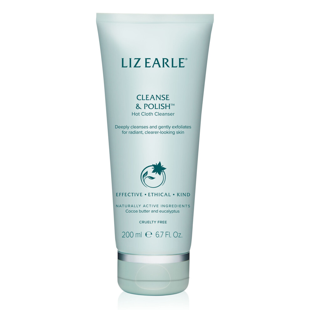 LIZ EARLE HOT CLOTH CLEANSE + POLISH COCOA BUTTER & EUCALYPTUS