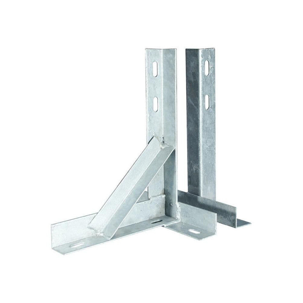 12 Inch Galvanised T&K Wall Mount Bracket For Tv Aerial Or Satellite Dish 3713794162973
