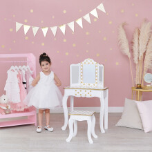Fantasy Fields By Teamson Gisele Play Dressing Table/Vanity Set LED