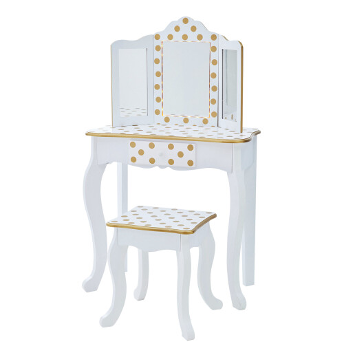 Fantasy Fields By Teamson Gisele Play Dressing Table/Vanity Set LED 1