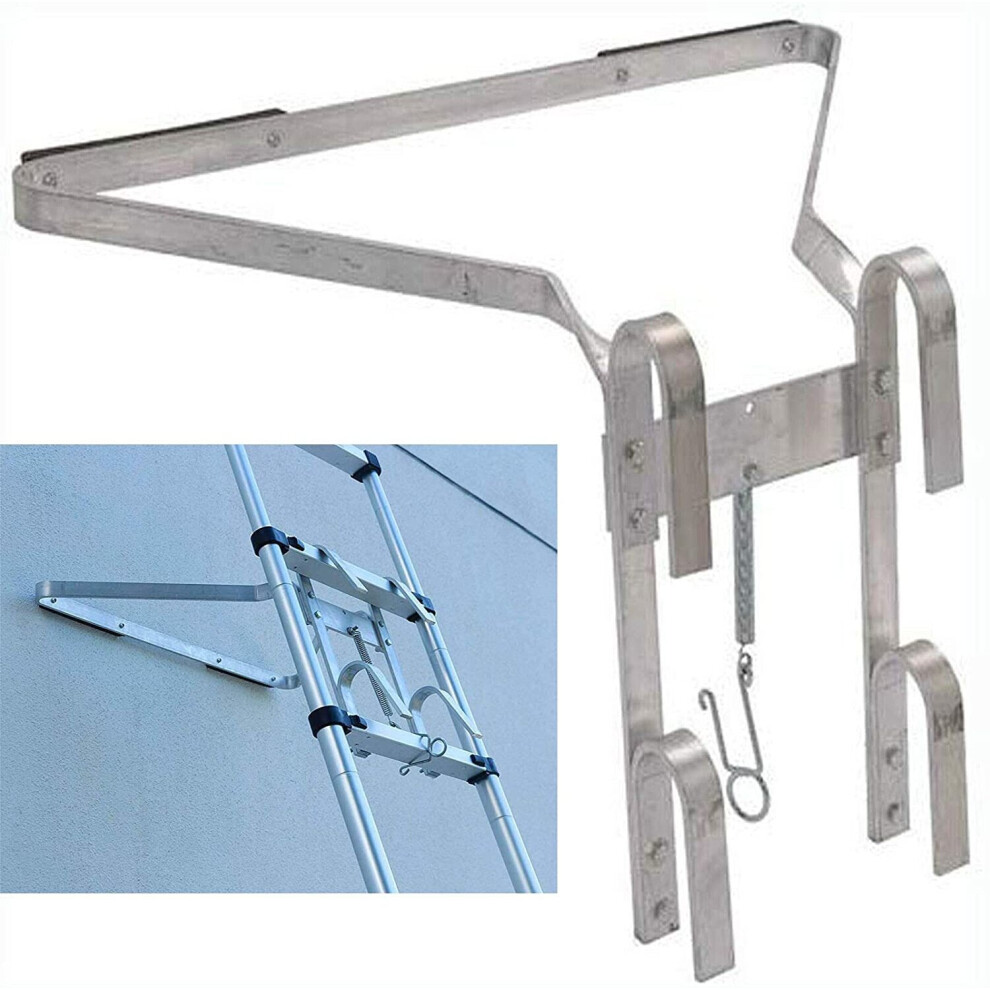 Heavy Duty I-Shape Ladder Stand Off/Ladder Stay Fits Universal Ladder Ladders Accessory