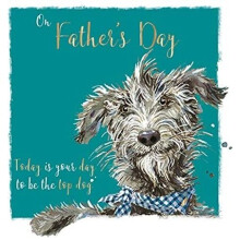 Top Dog on Fathers Day Card – Special Dad Ling Design Illustrated Artwork