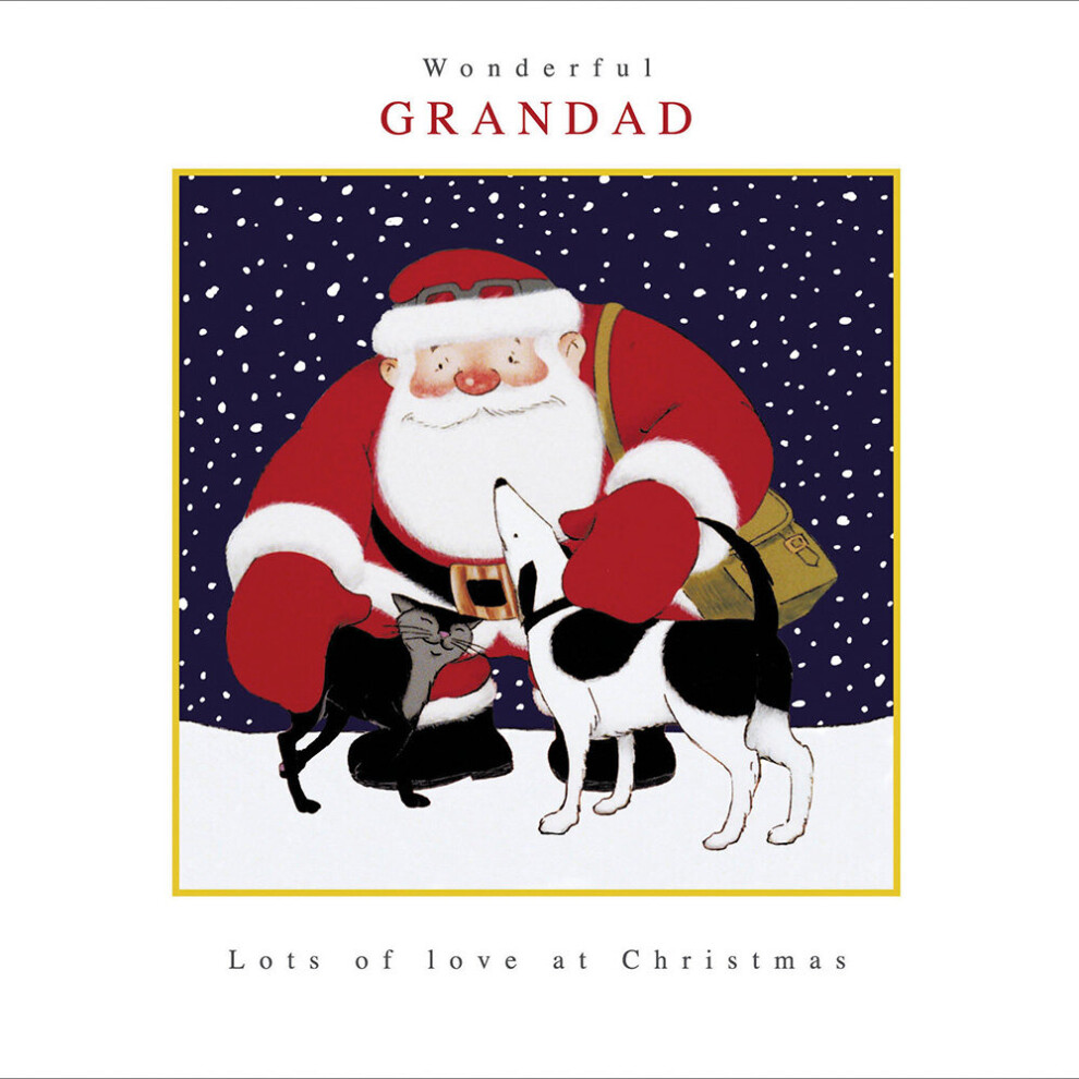 Woodmansterne Grandad Raymond Briggs Father Christmas Card – Card Based On The Classic Film