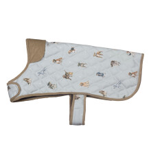 Wrendale Designs Illustrated Coat for Dogs - Large Dog Fleece Lined Jacket