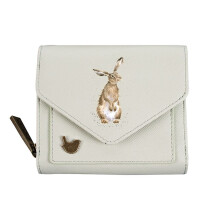 Wrendale Green Vegan Leather Hare-Brained Purse – Measures 115 x 95 x 35mm
