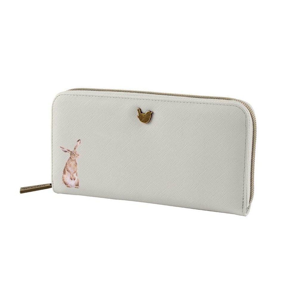 Wrendale Vegan Leather Hare-Brained Large Purse – Measures 195 x 100 x 25mm