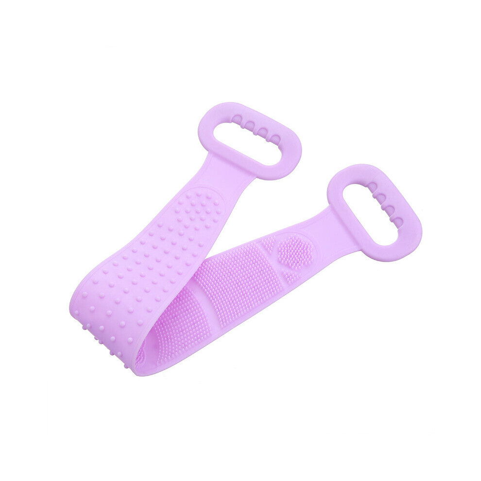 Vchdush Purple (Purple) Body Cleaning Scrubber Bath Shower Silicone Brush
