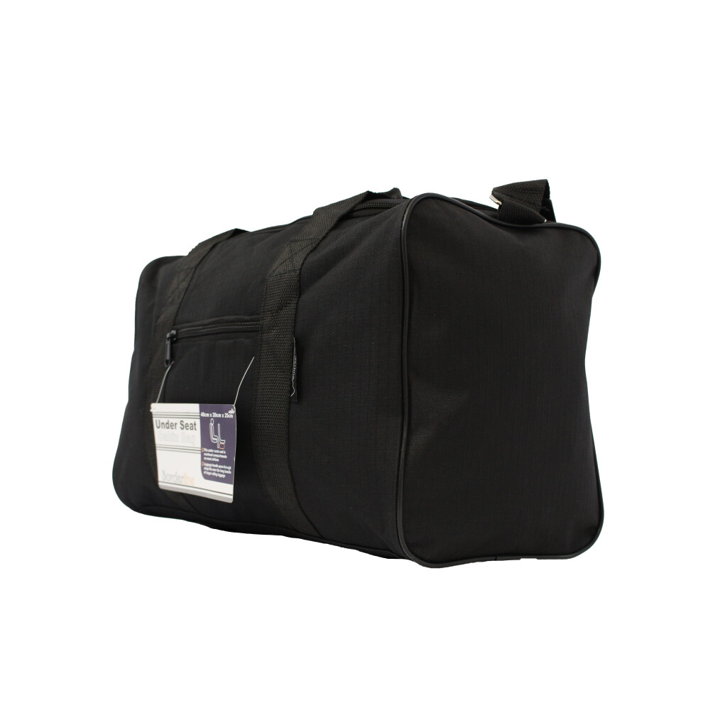 (Black) Borderline Under Seat Lightweight Travel Cabin Bag