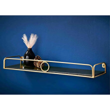 60cm Floating Wall Shelf Metal Ring Design Shelves Storage G-0416