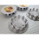 Porsche Wheel Centre Caps - 76mm - Silver 5