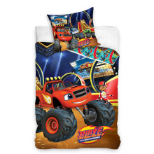 Blaze Blazing Reversible Single Duvet Cover and Pillowcase Set -