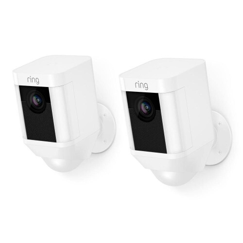 Ring Ring Spotlight Cam battery - White - Duopack