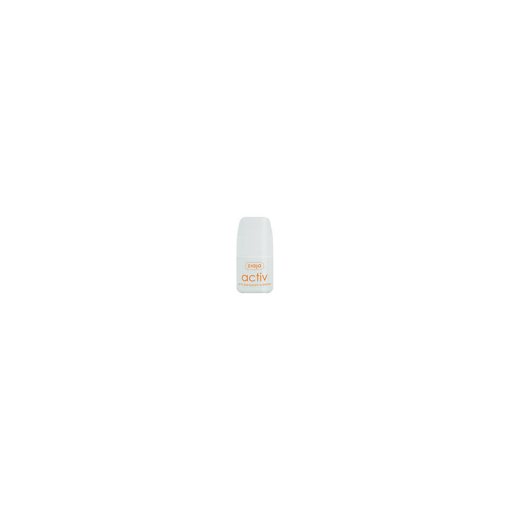 Ziaja Antyperspirant Activ 60 Ml - Delikatny Dla Skã³Ry, Antyhydrotyczny I DeodorujäCy, Bez Plam Na Ubraniach