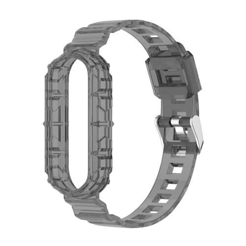 Wristband Xiaomi Mi Band 6 and 5 Sport Silicone shockproof Strap 24cm Black