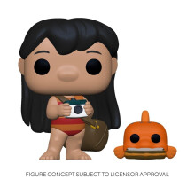 Funko POP & Buddy: Lilo & Stitch Lilo mit Pudge, mehrfarbig, Standard