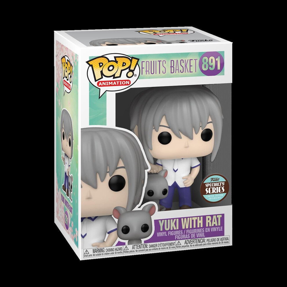 Animation POP! : Fruits Basket - Yuki Soma avec Rat (Exclusif)