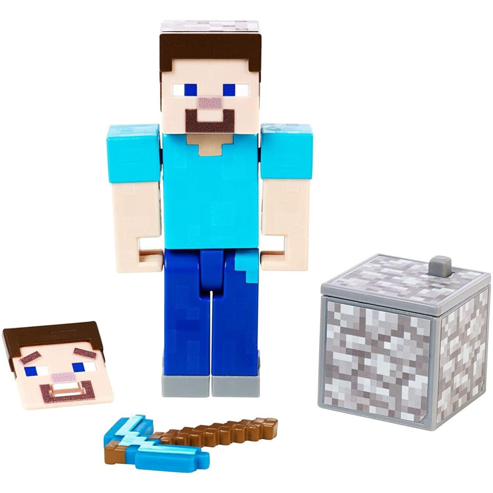 Mattel Minecraft 3.25In Comic Mode Figures - Steve