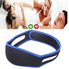 Anti Snore Strap Snoring Belt Stop Chin Jaw Apnea Sleep Support Solution Aid Device UK Nasal Headgear Wisp Mask Adjustable Comfortable Sleep Better He