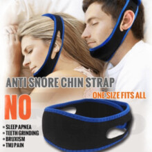 Chin Strap - The Original Anti Snoring Jaw Support [30 inch / Large] - Stop Snore Solution - Sleep Better Devices - CPAP Aids - Snore No More - Sleepi