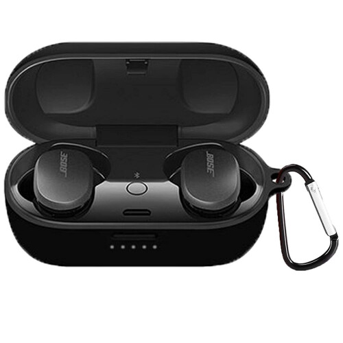 For Bose QuietComfort Earbuds Generic Silicone Protective Case - Black