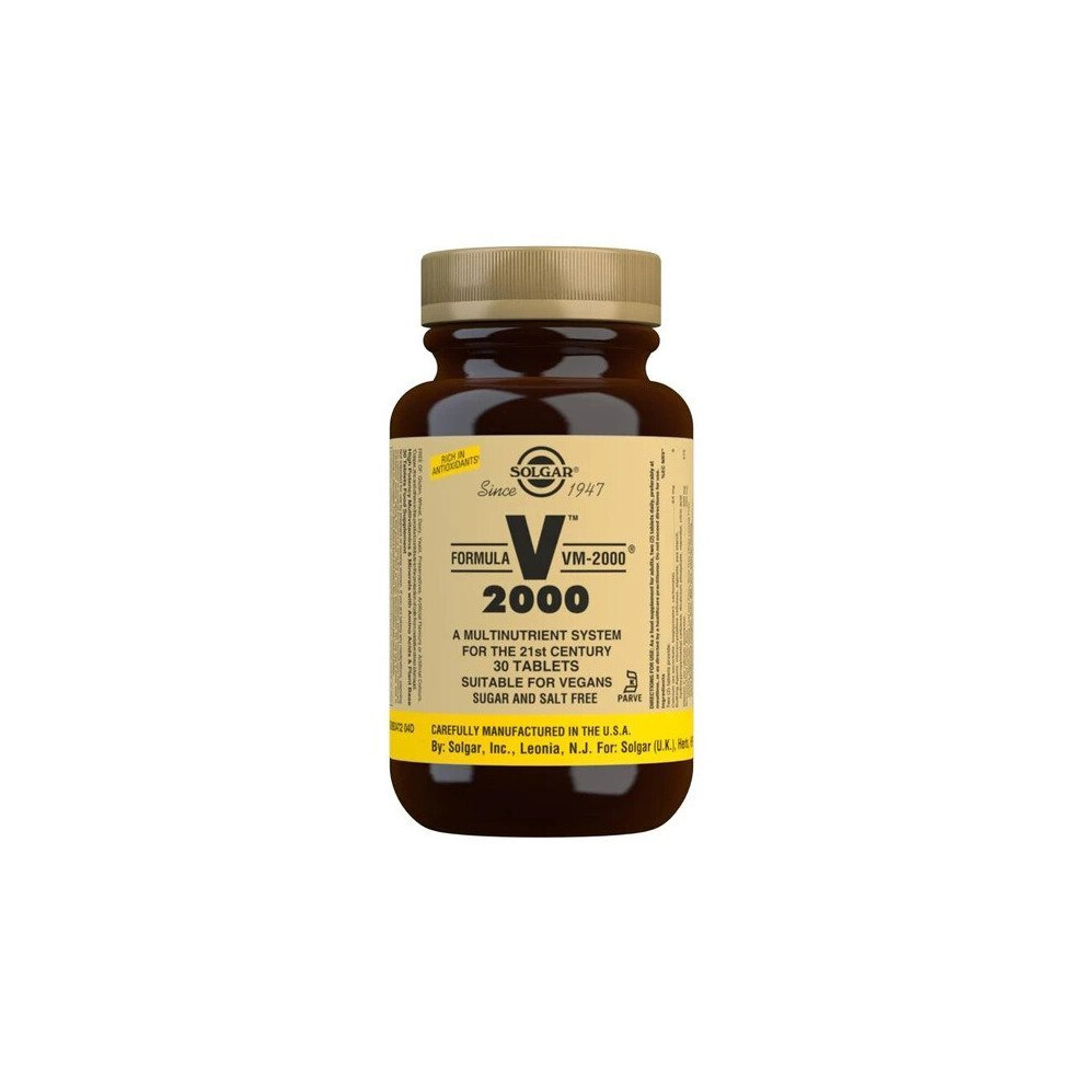 Solgar Formula Vm-2000 - 60 Tablets