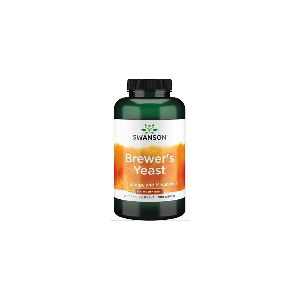 Swanson Brewer's Yeast, 500Mg - 500 Tablets