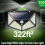 100LED Solar Powered PIR Motion Sensor Light Outdoor Garden Wall Light Bright UK 2